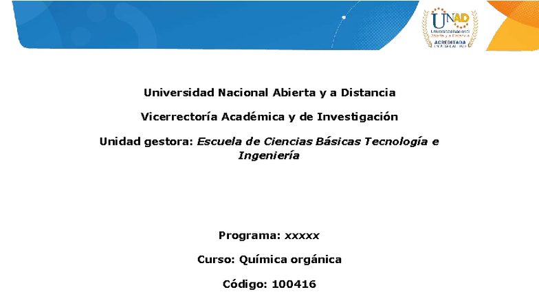 Tarea 6 - Evaluación Final del Aprendizaje en Química Orgánica 100416 - Document Preview