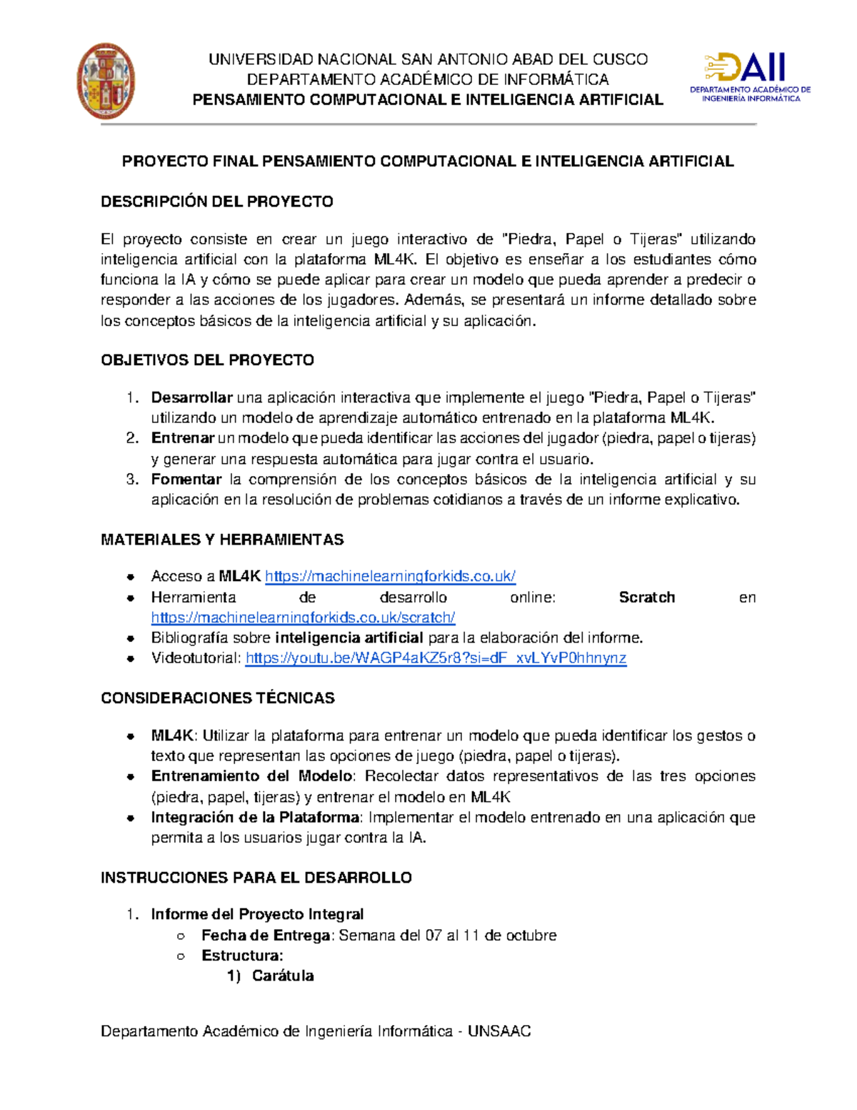 Proyecto Final: Juego Interactivo de IA en ML4K - Pensamiento ...