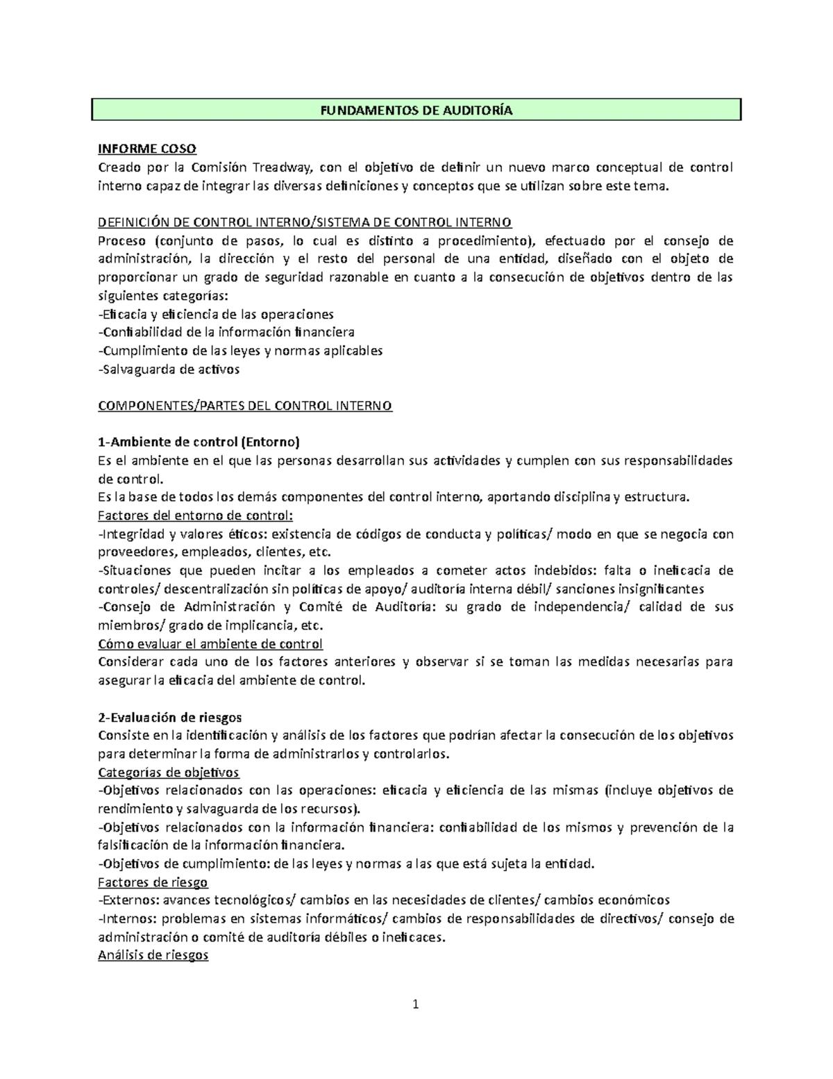 Resumen de Fundamentos de Auditoría y Preguntas Relevantes - RT 37 ...