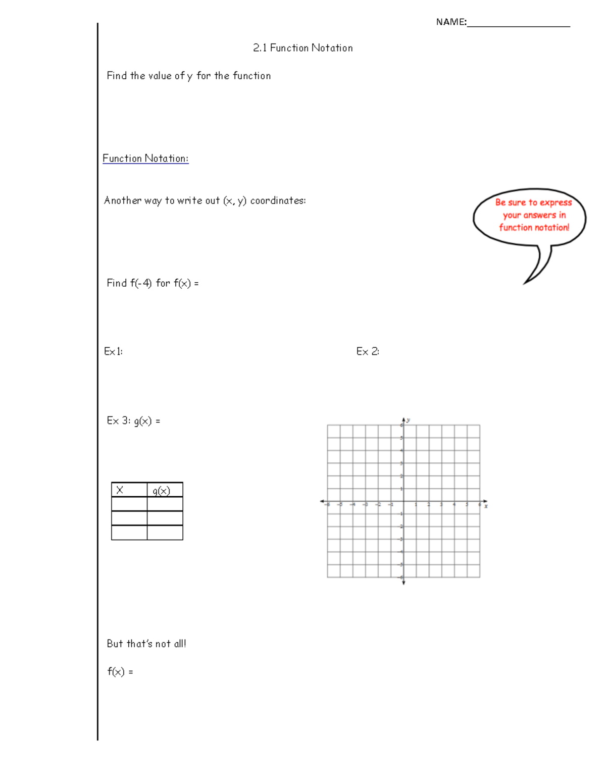2.1 Function Notation Practice Problems and Applications - Studocu
