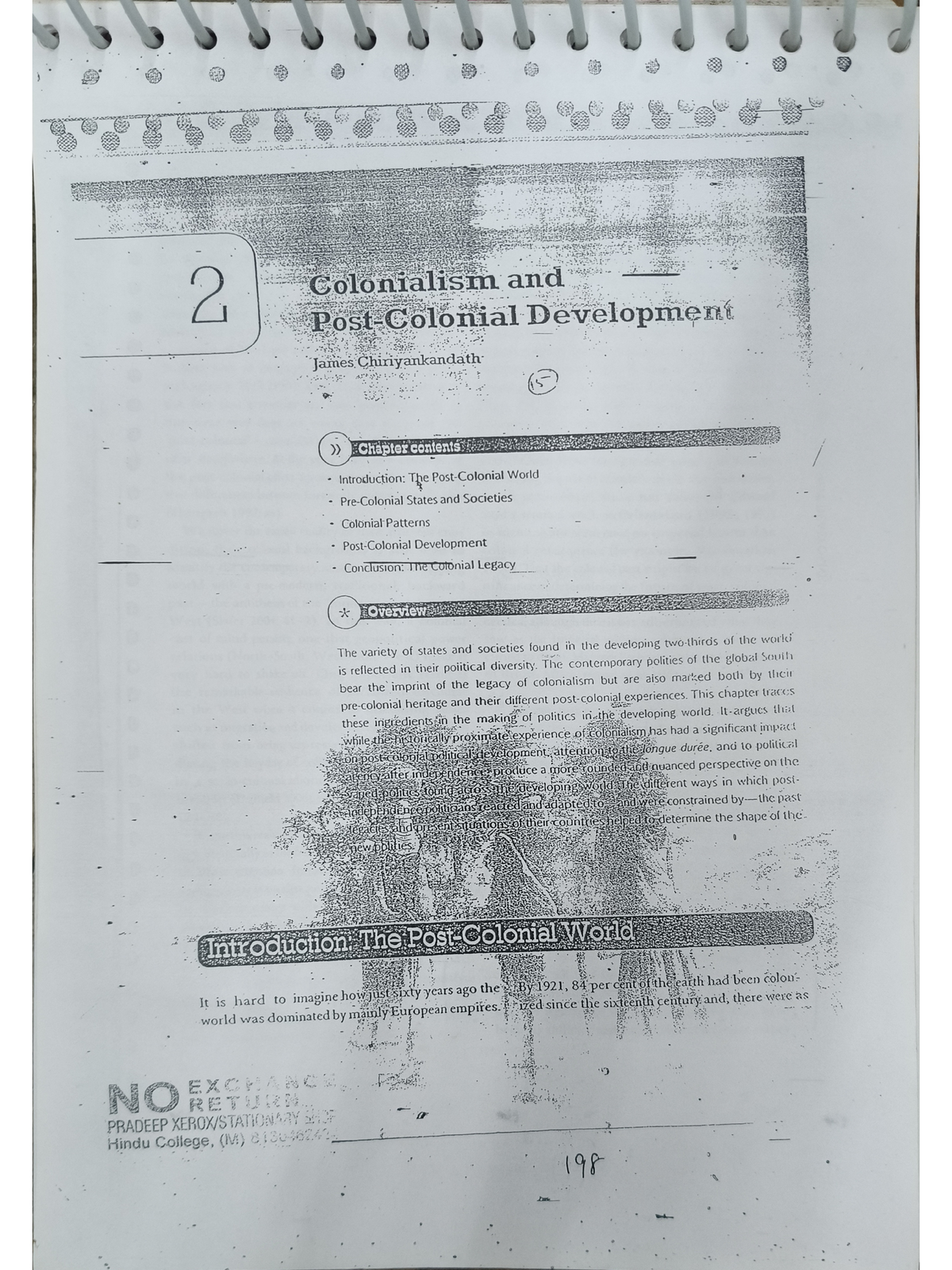 Colonialism and Development: Insights from Chapter 2 of DSC 11 - Studocu