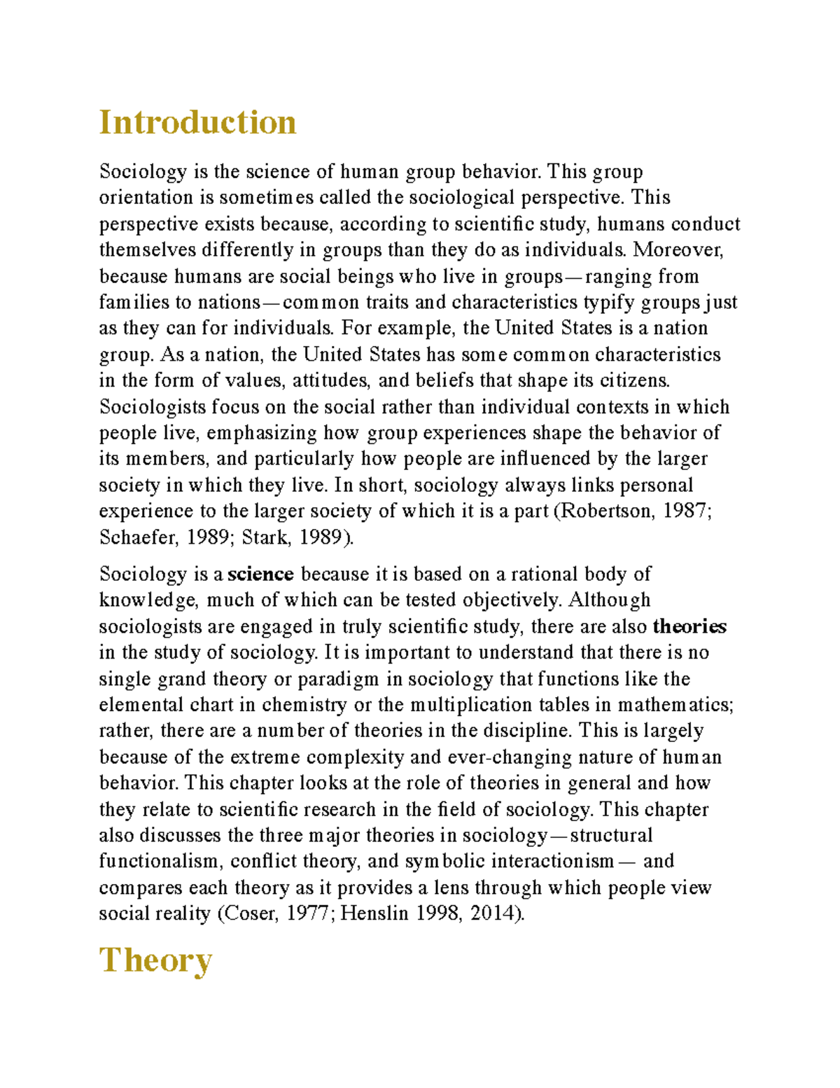 Sociology 101: Theories of Structural Functionalism, Conflict ...