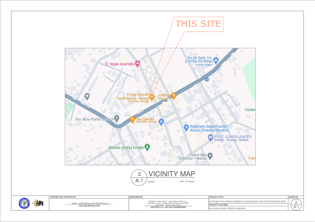 Vicinity MAP - plans - THIS SITE 2 VICINITY MAP A- 1 SCALE NOT TO SCALE ...