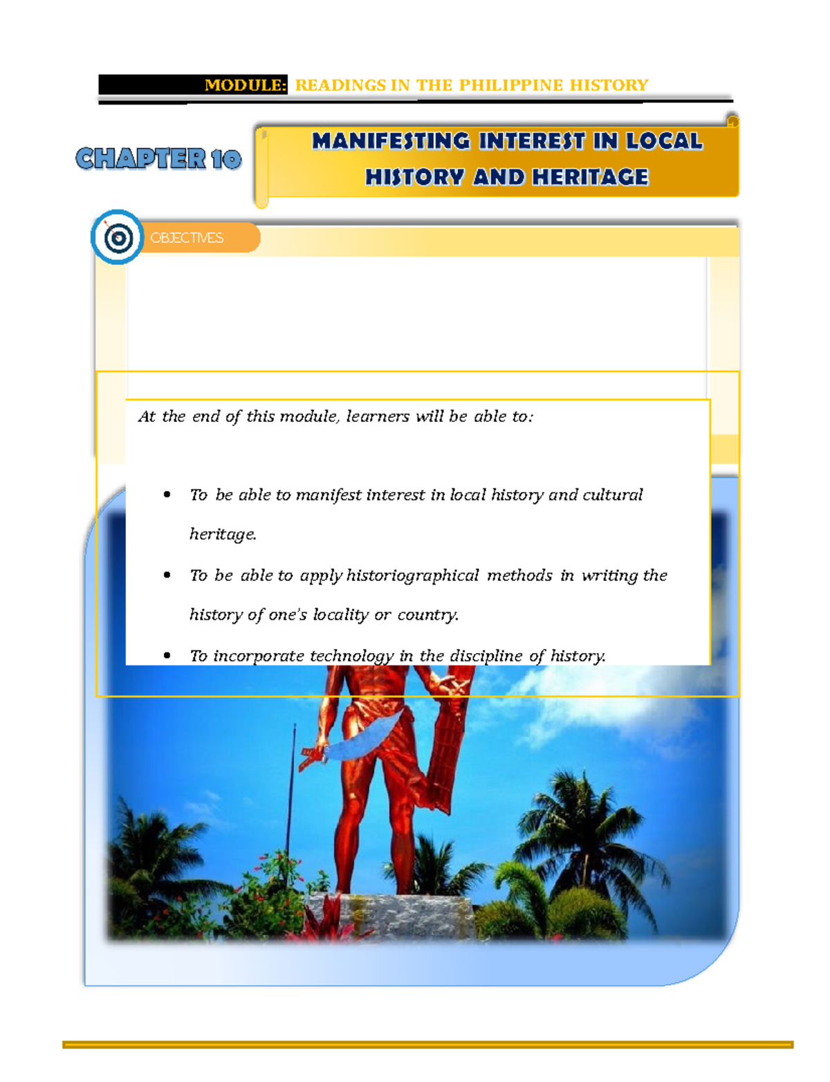Chapter 10 - Exploring Local History and Cultural Heritage in the ...