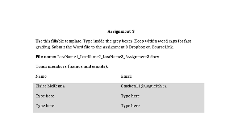 Assignment 3 Fillable Template: Internal Validity & Social Threats ...