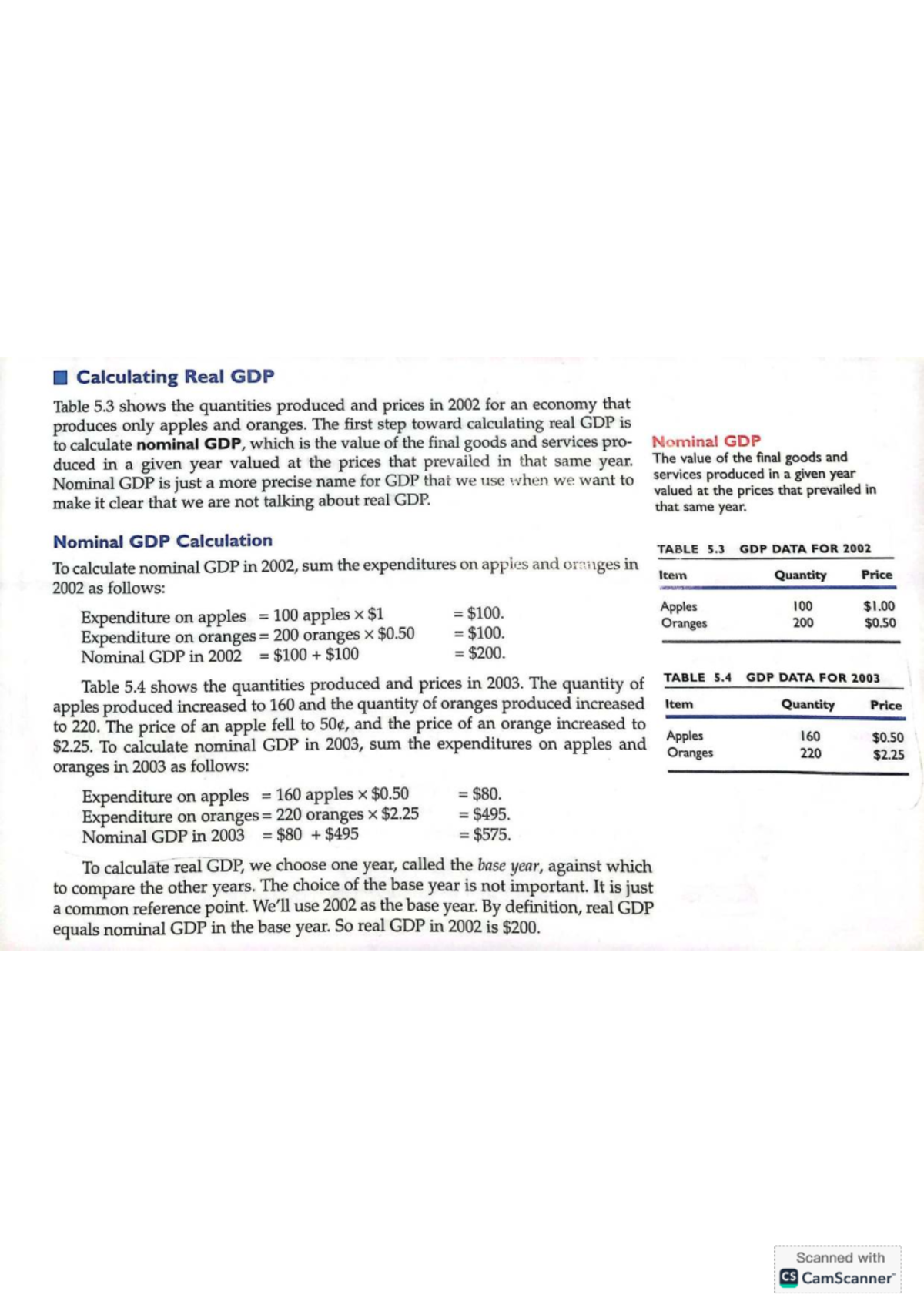 Traditional and Modern approach to calculate GDP. Example - Calculating ...