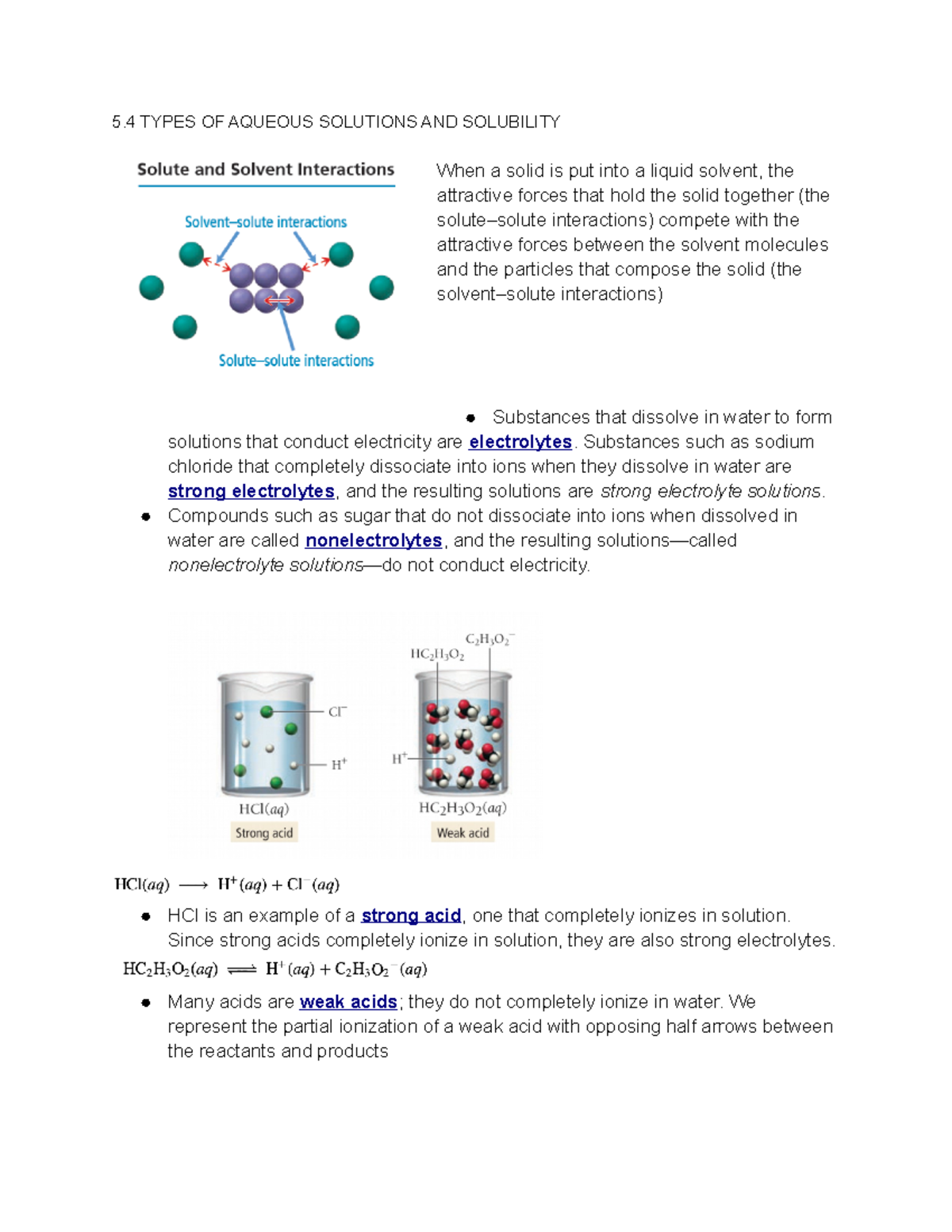 Pearson CH 5: Aqueous Solutions & Solubility Concepts - Studocu