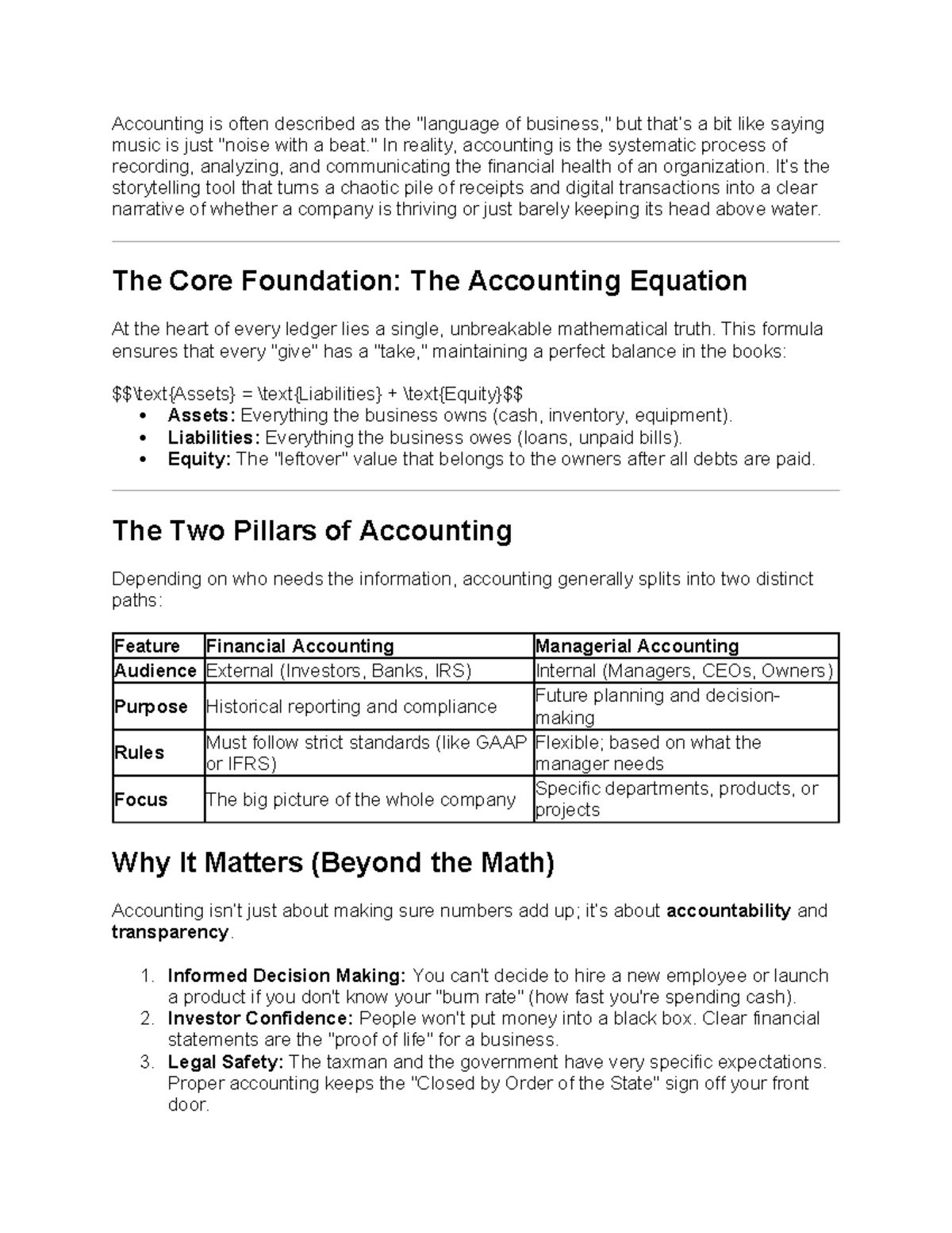 J1jjlkd - Understanding the Core Principles of Accounting - Studocu