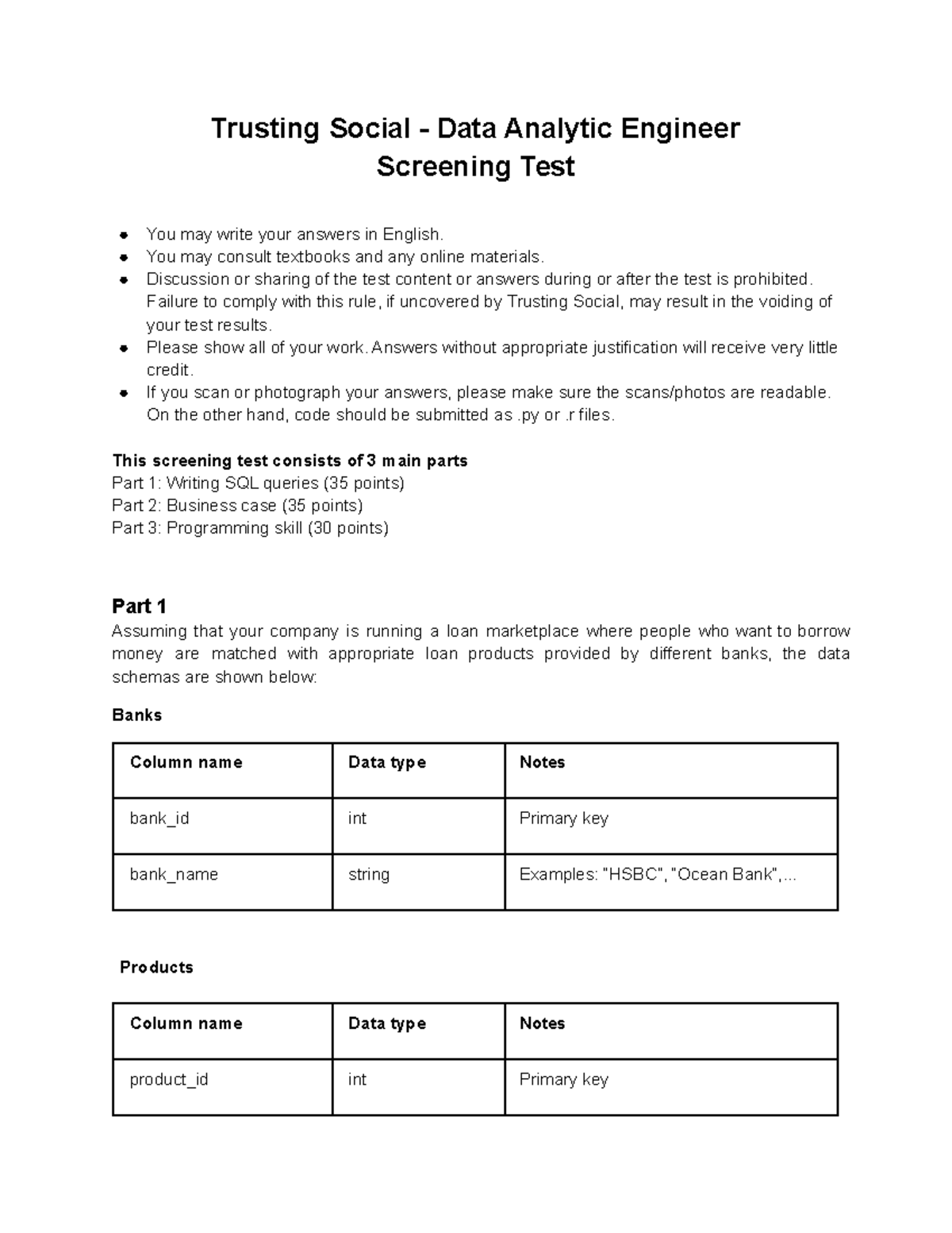 Trusting Social - Data Analytic Engineer - Screening Test - Trusting ...
