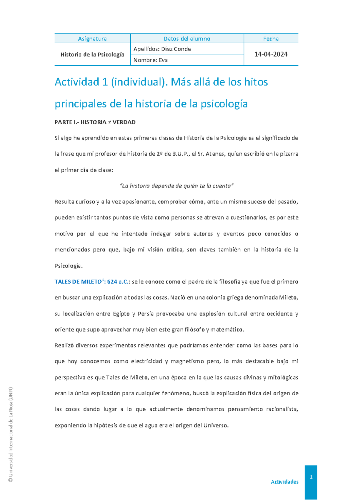 Gpsi01 Historia de la Psicología: Análisis de Hitos Clave - Document Preview