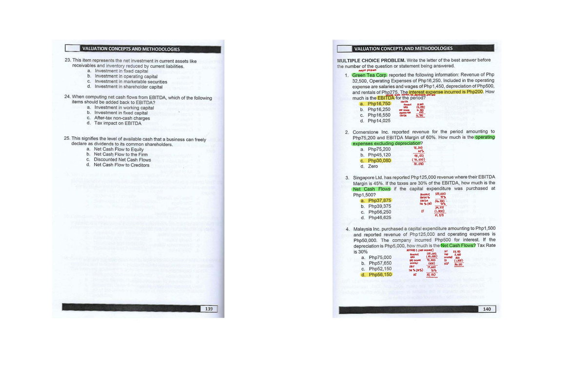 Chapter 5 Valuation - Lecture Notes (FIN 101) - Studocu