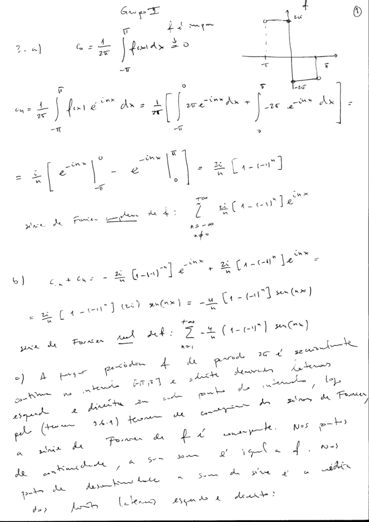 Sol G2 F2 18 Final Exam Solutions - Complex Functions Analysis - Studocu