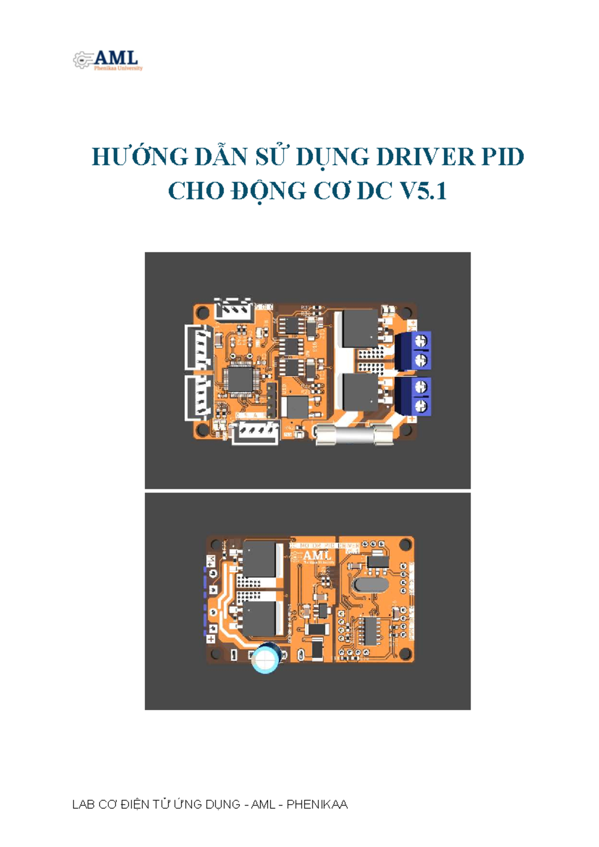 HƯỚNG DẪN SỬ DỤNG DRIVER PID CHO ĐỘNG CƠ DC V5.1 - LAB CƠ ĐIỆN TỬ - Studocu