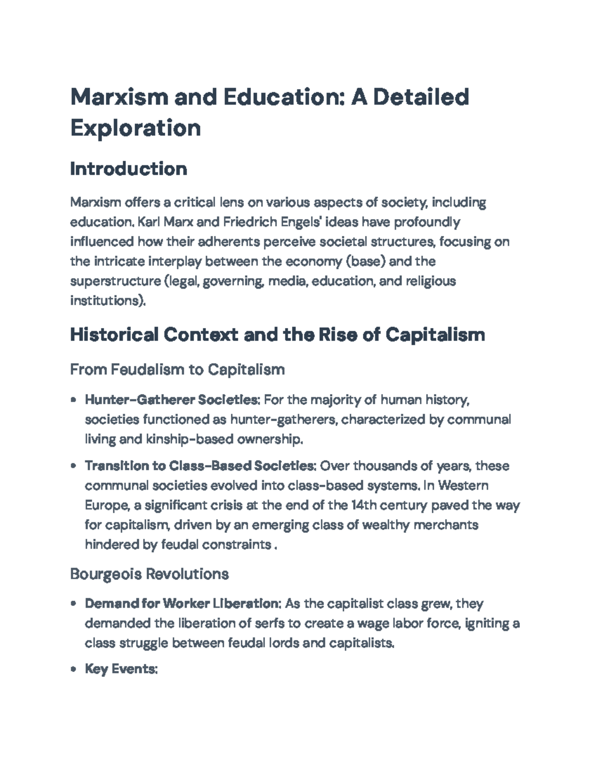 Marxism and Education: Analyzing Class Struggles and Inequalities ...