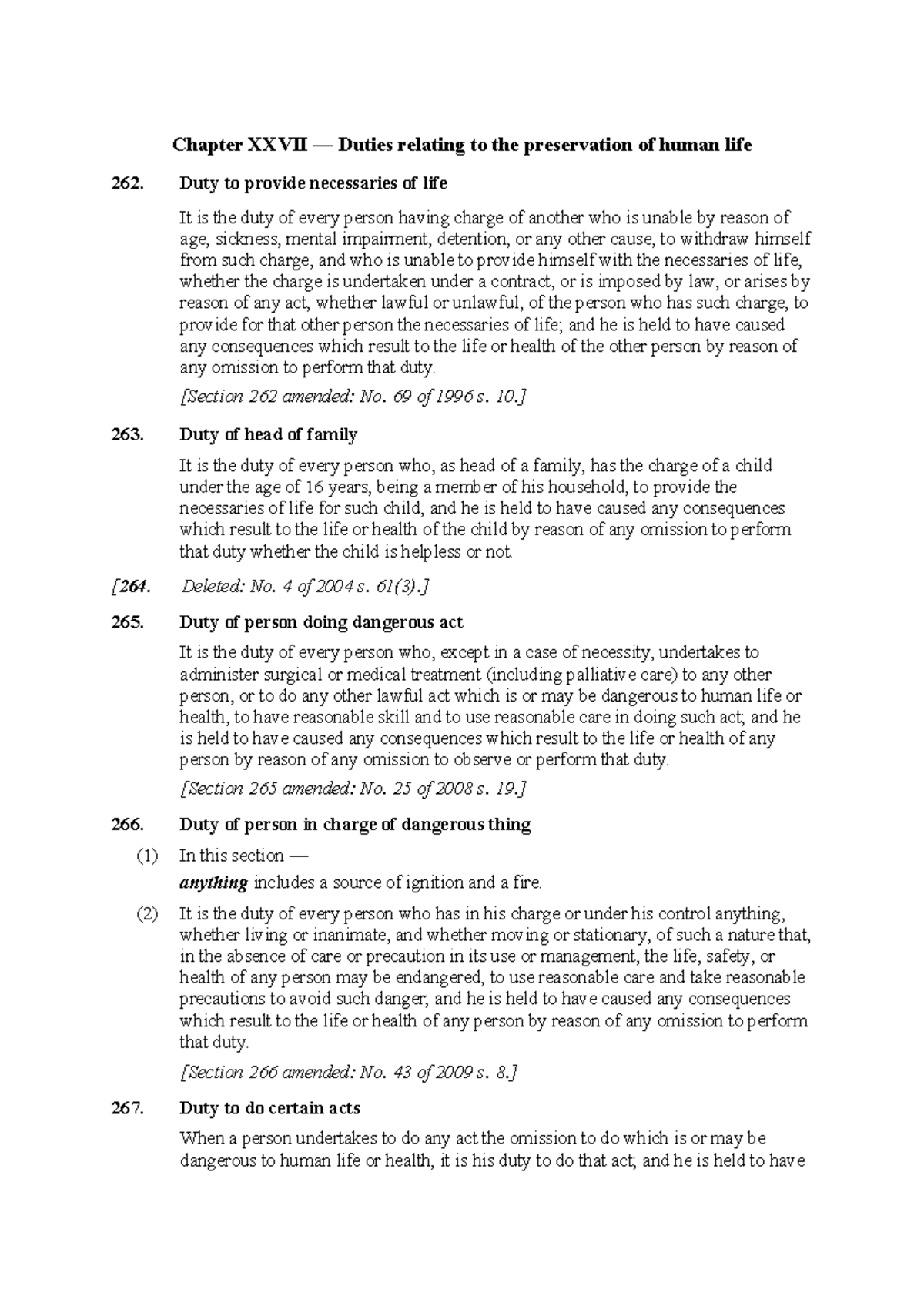 Homicide and related offences relevant sections of the Criminal Code ...
