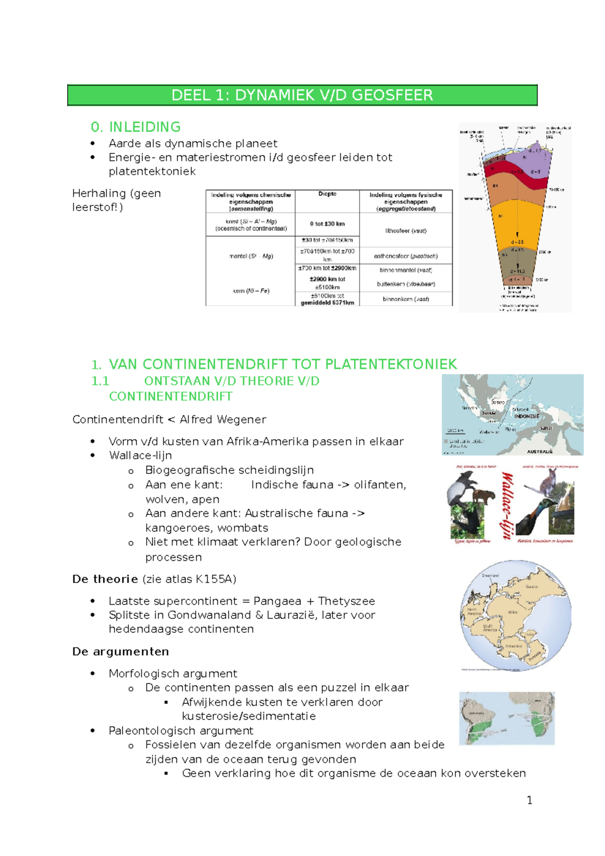 Dynamiek van de Geosfeer: Van Continentendrift tot Platentektoniek ...