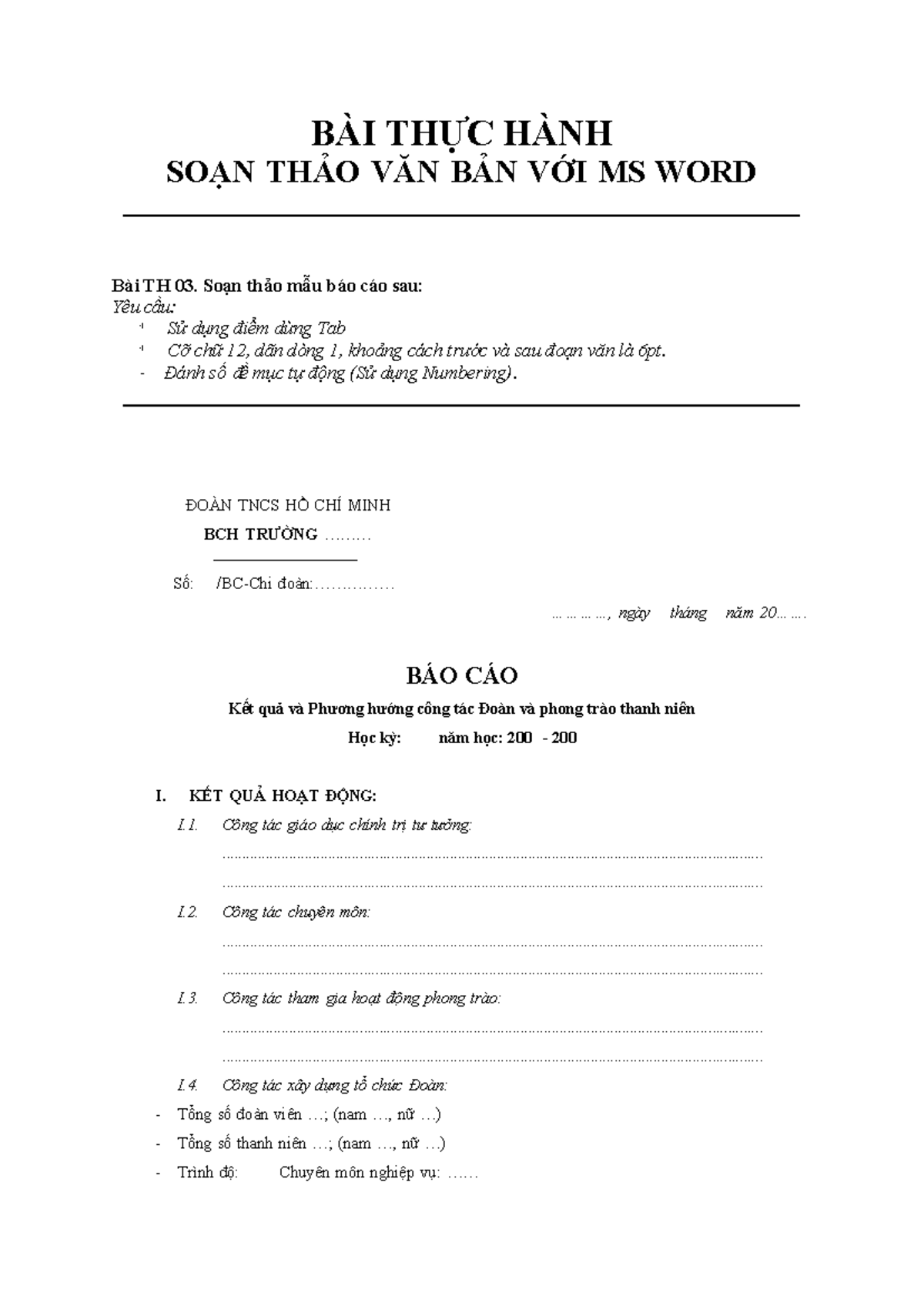 Bai TH 03 - technique to use? interview, joint, question, document ...