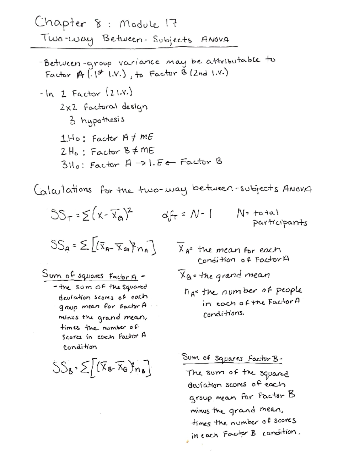 Chapter 8: Module 17 Book Notes- Statistics (Jackson) - Chapter 8 ...