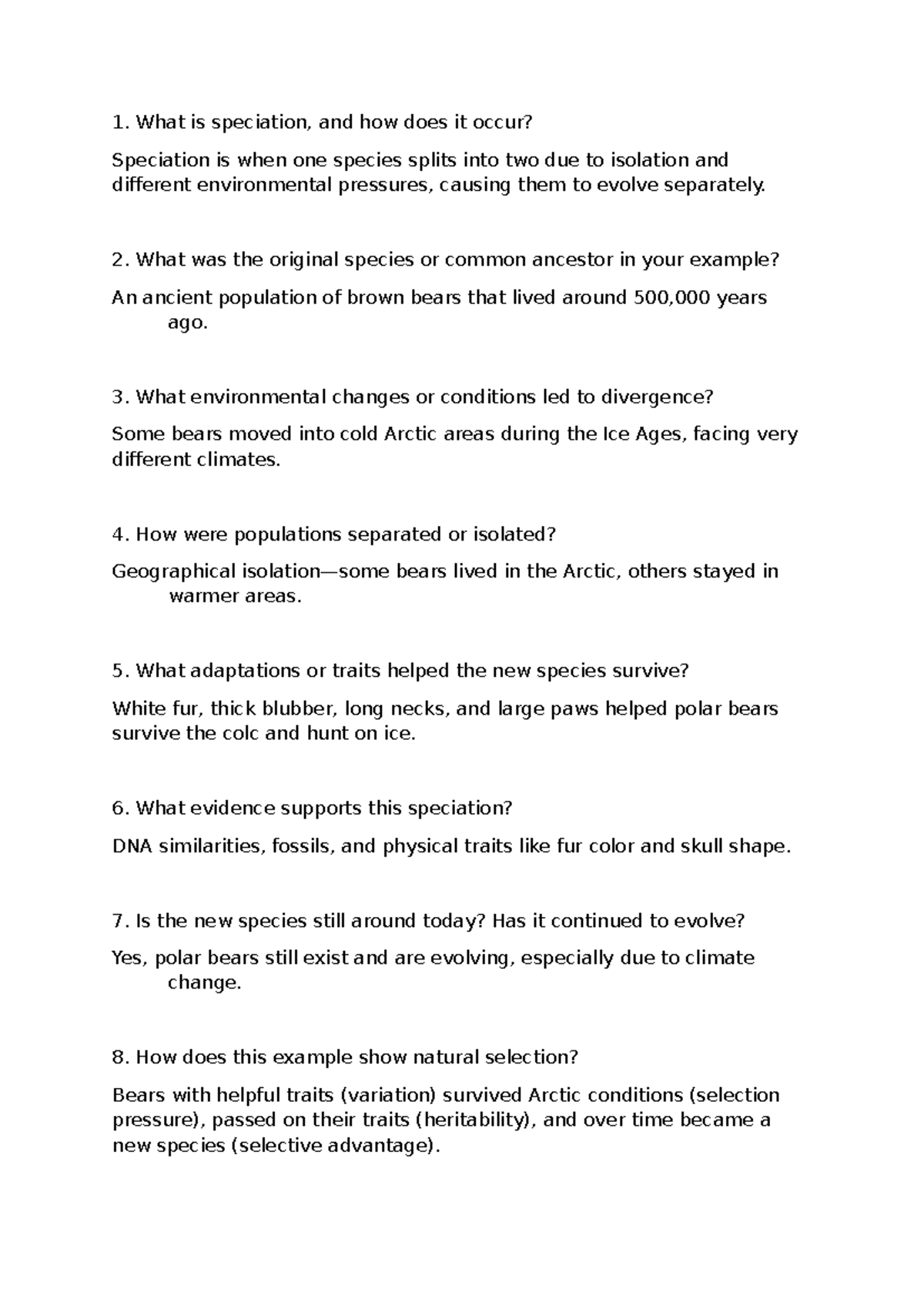 Biology 101: Understanding Speciation and Natural Selection Mechanisms ...