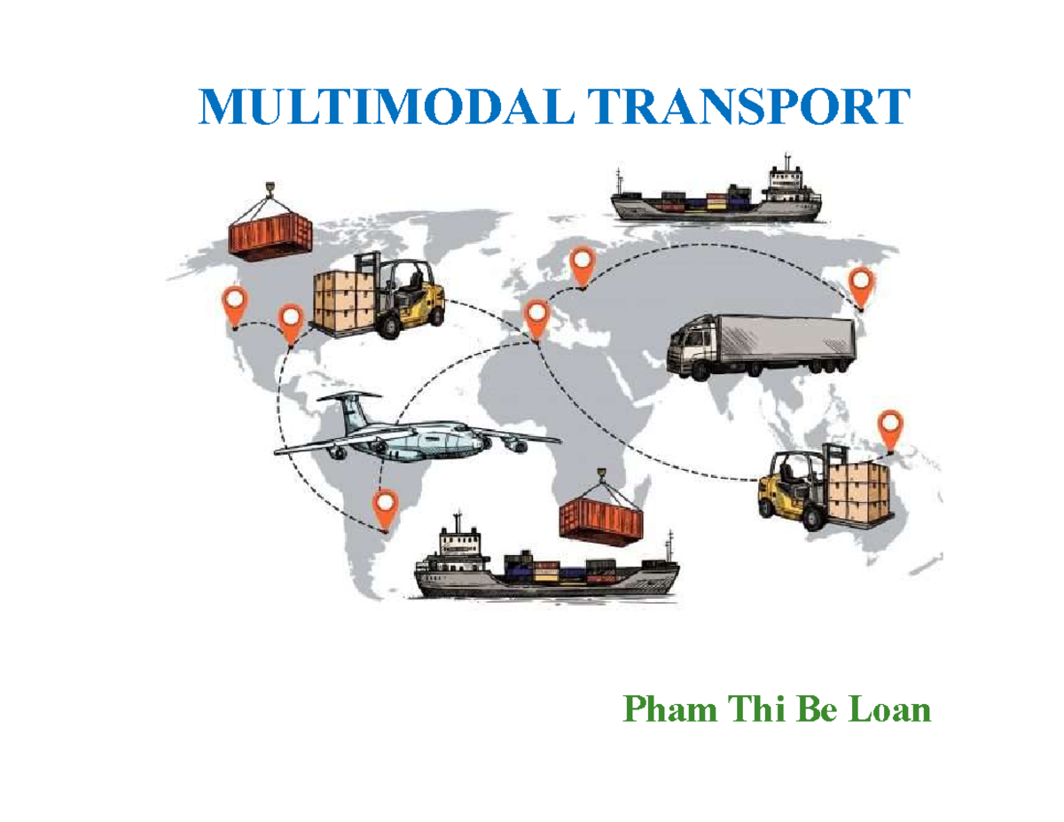 MULTIMODAL TRANSPORT 101: Overview and Key Concepts - Studocu
