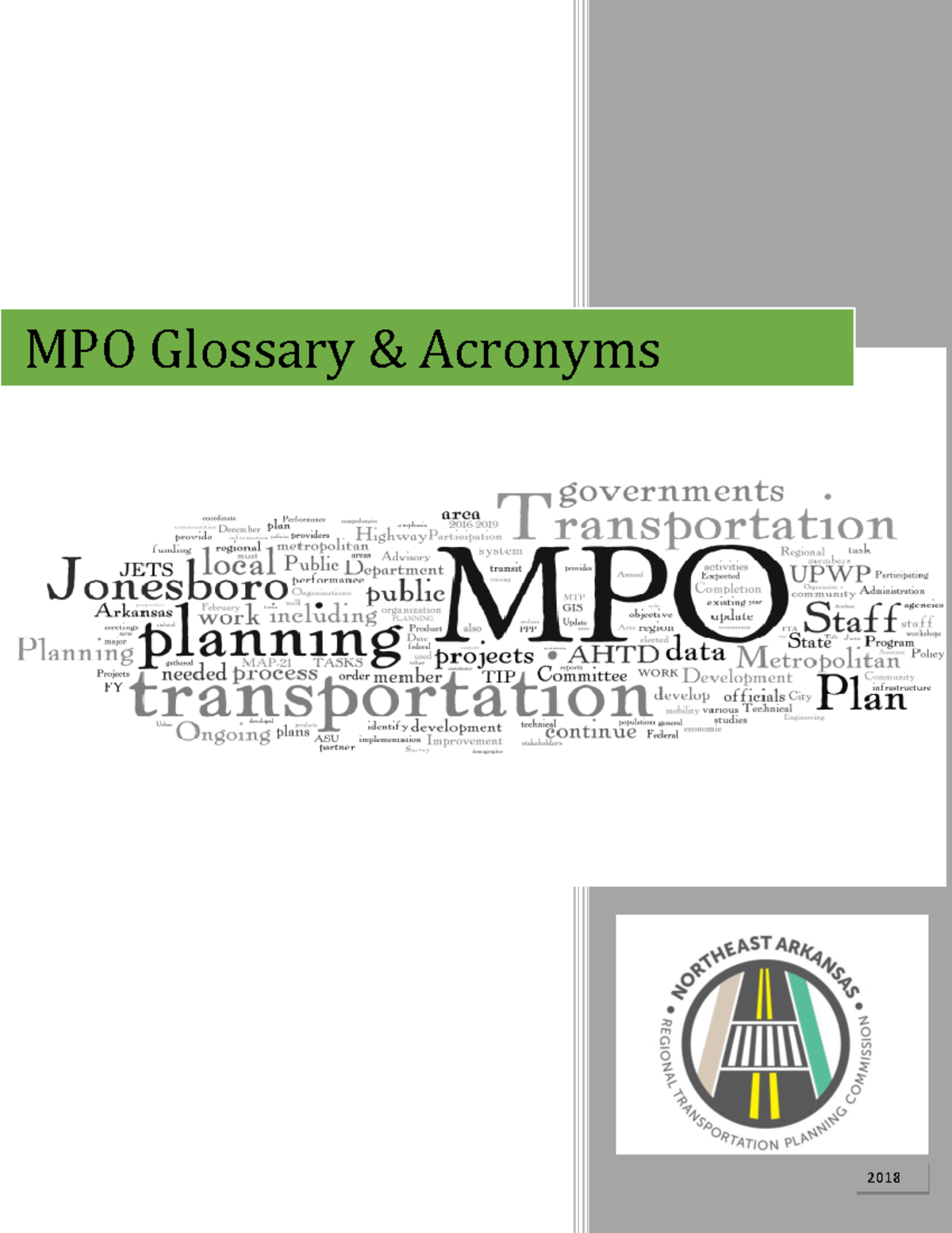 MPO Glossary & Acronyms: Key Terms for Transportation Planning - Studocu