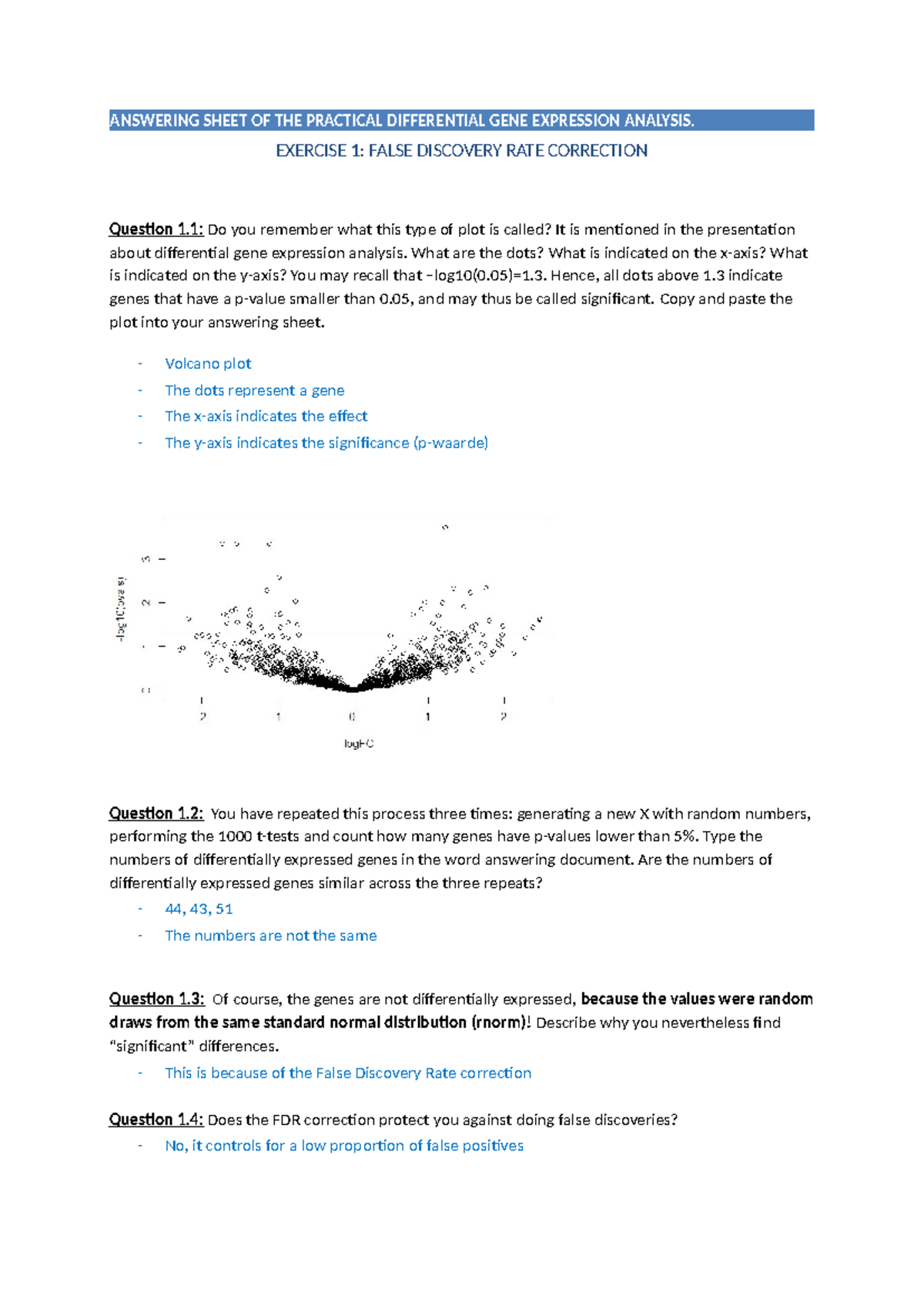 Differential Gene Expression Analysis Practical - Transcriptomics 2 ...