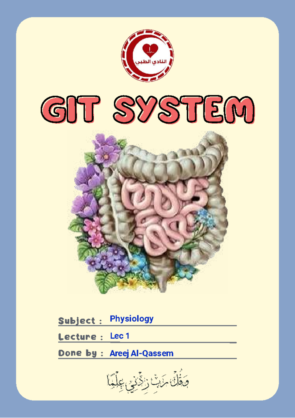 GIT SYSTEM Physiology: Action Potentials & Motility Overview - Studocu
