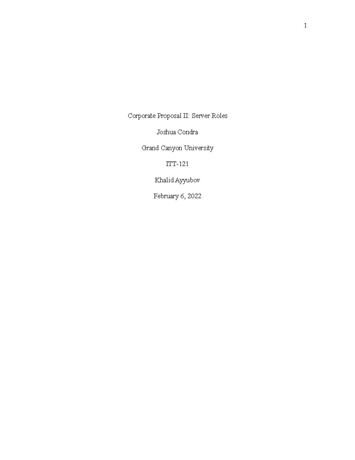 Itt-121 Topic 4.3 - Corporate Proposal III: Integrating Windows & Linux ...