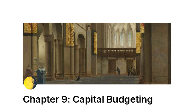 Chapter 9: Capital Budgeting - Key Concepts and Formulas - Studocu