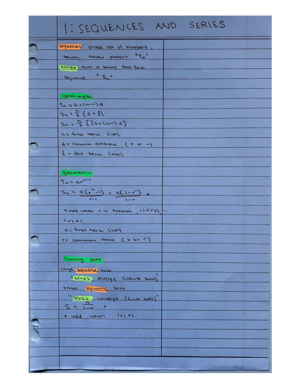 Mathematics - Advanced Notes for Final Exam (MATH 101) - Studocu