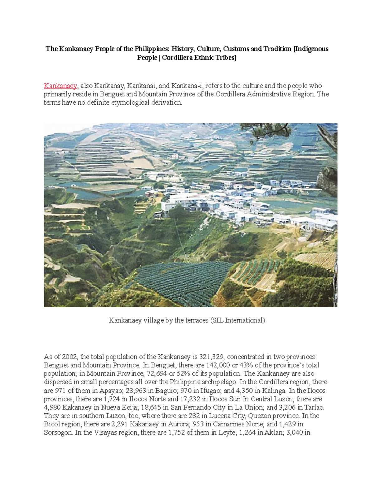 Kankanaey Culture and History: An Insight into Indigenous Life in PH ...