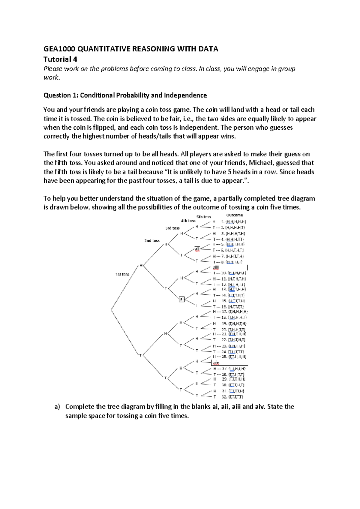 QT 101: Tutorial 4 - Conditional Probability & Statistical Inference ...