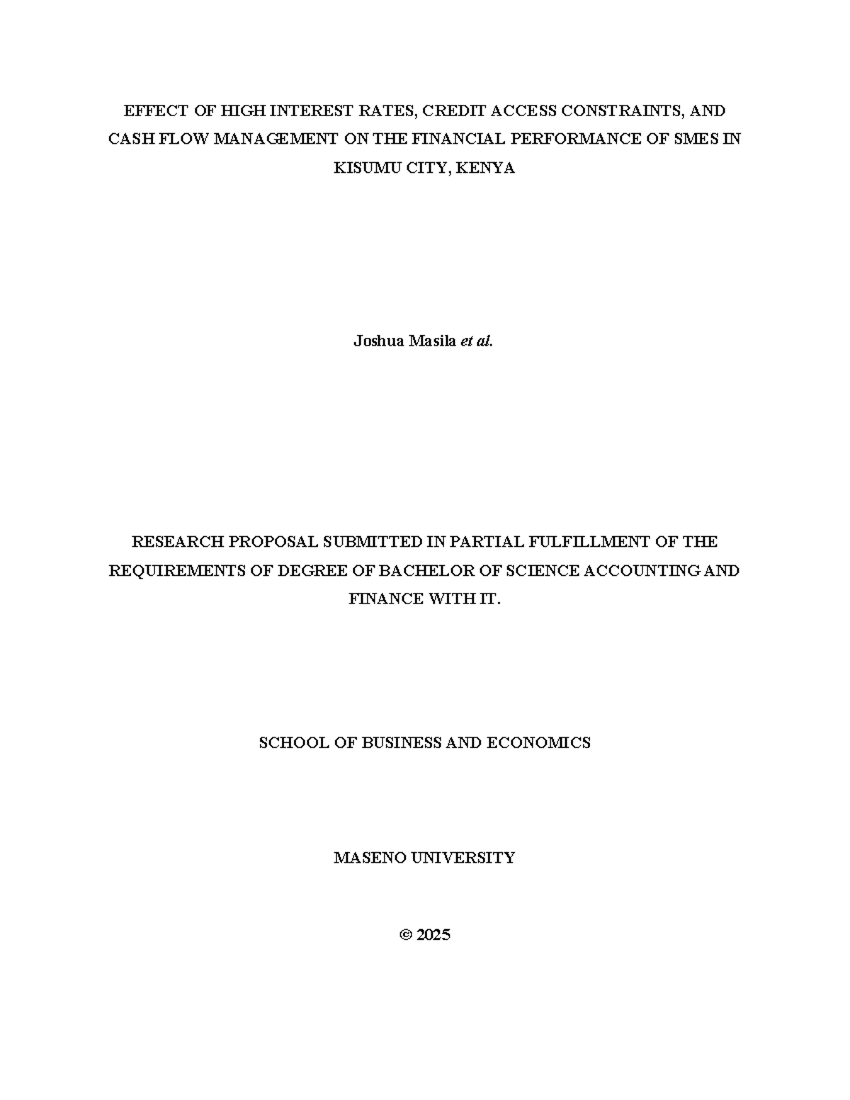 Impact of High Interest Rates, Credit Constraints & Cash Flow on SMEs ...