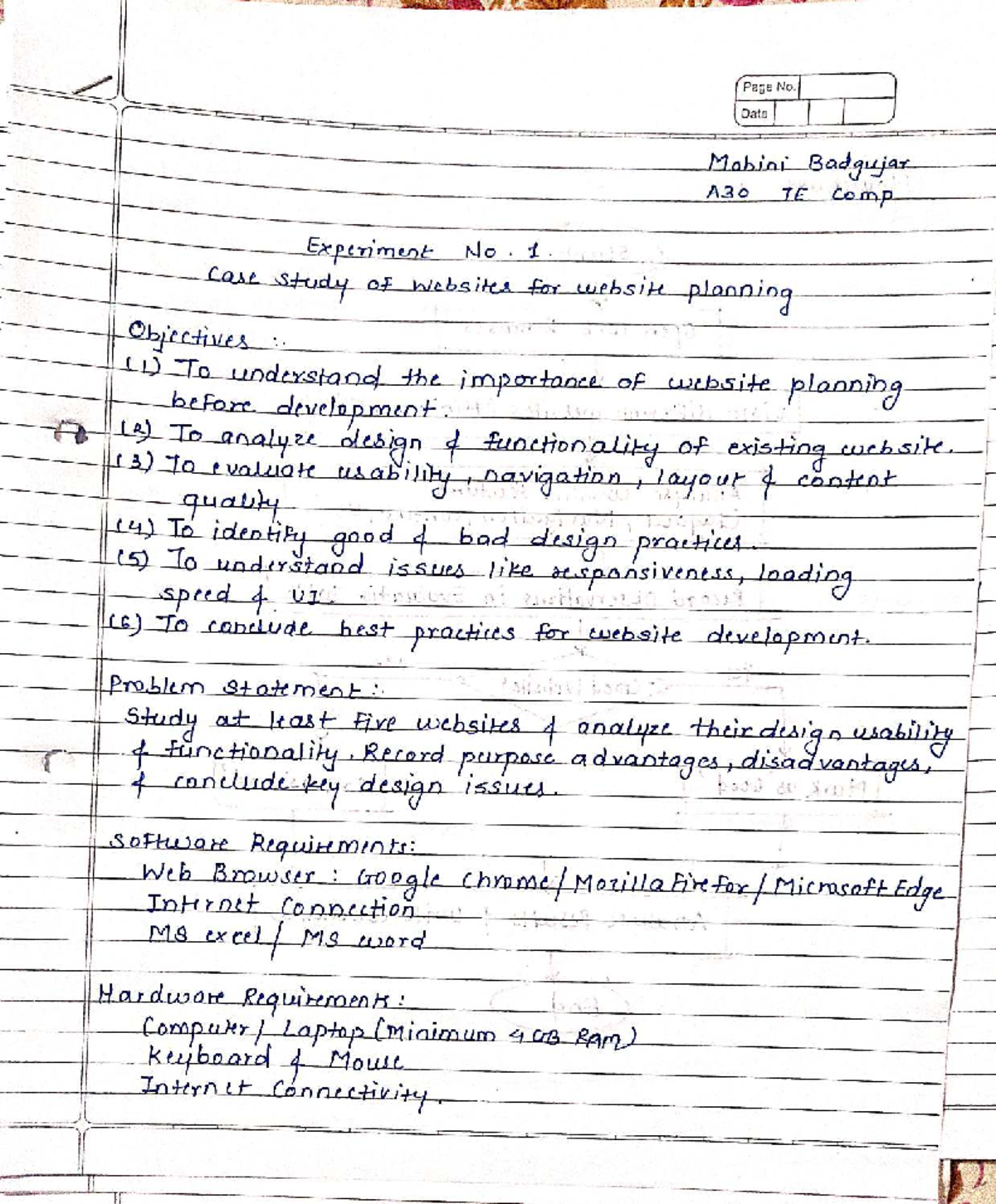 Web Design Project Report: WTL - HTML, CSS, and JavaScript - Studocu