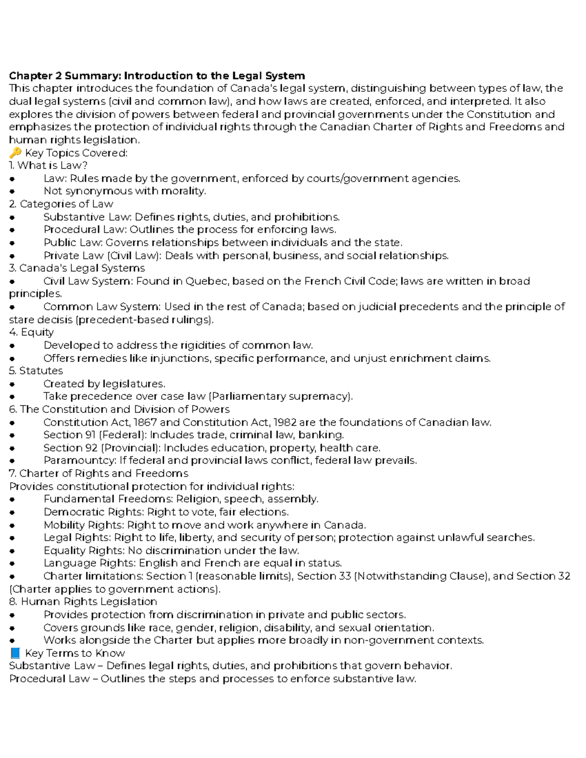 MCS 3040 Exam notes - Summary Business and Consumer Law SFW - Chapter 2 ...