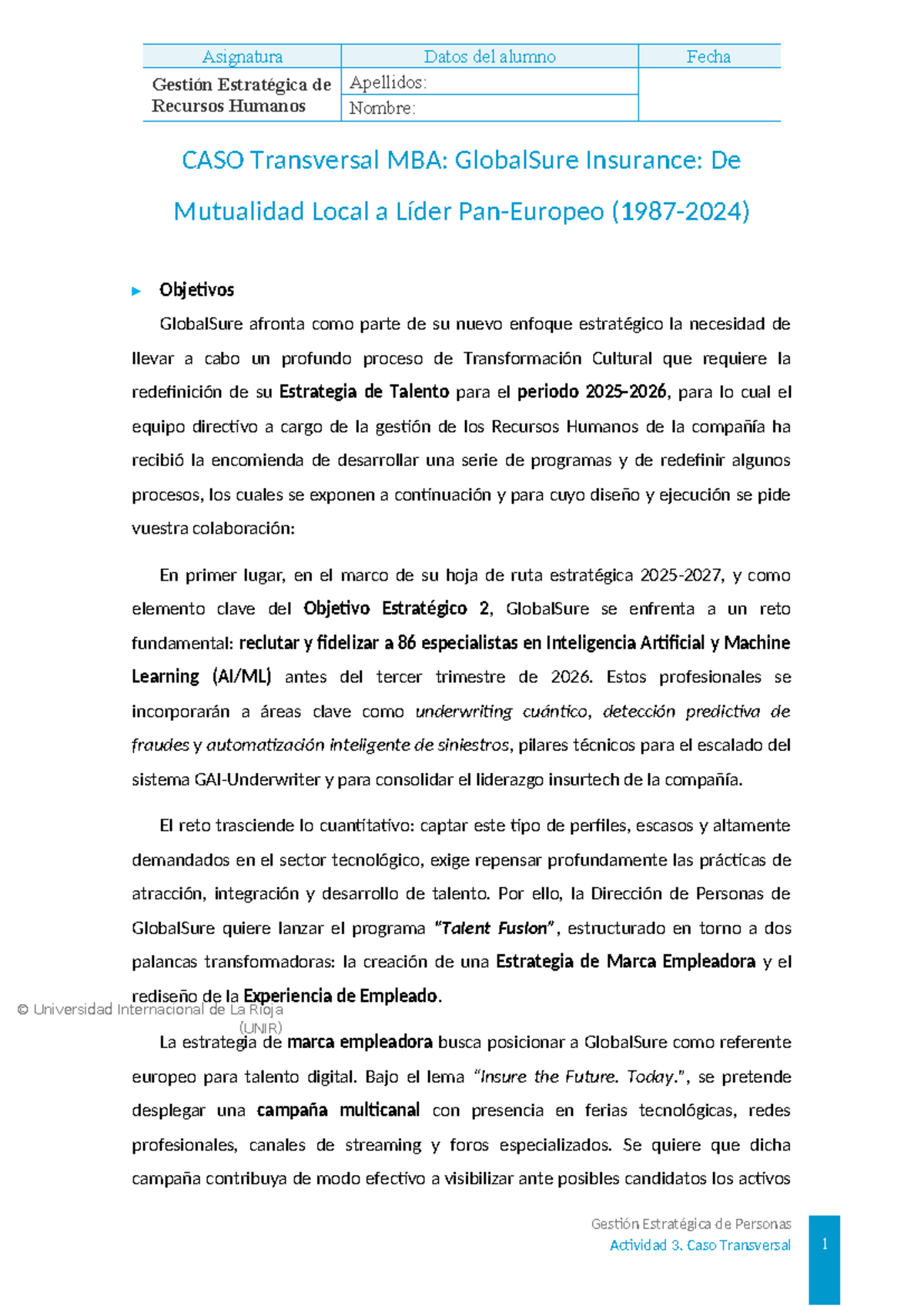 Caso Transversal 3: Gestión Estratégica de Recursos Humanos ...