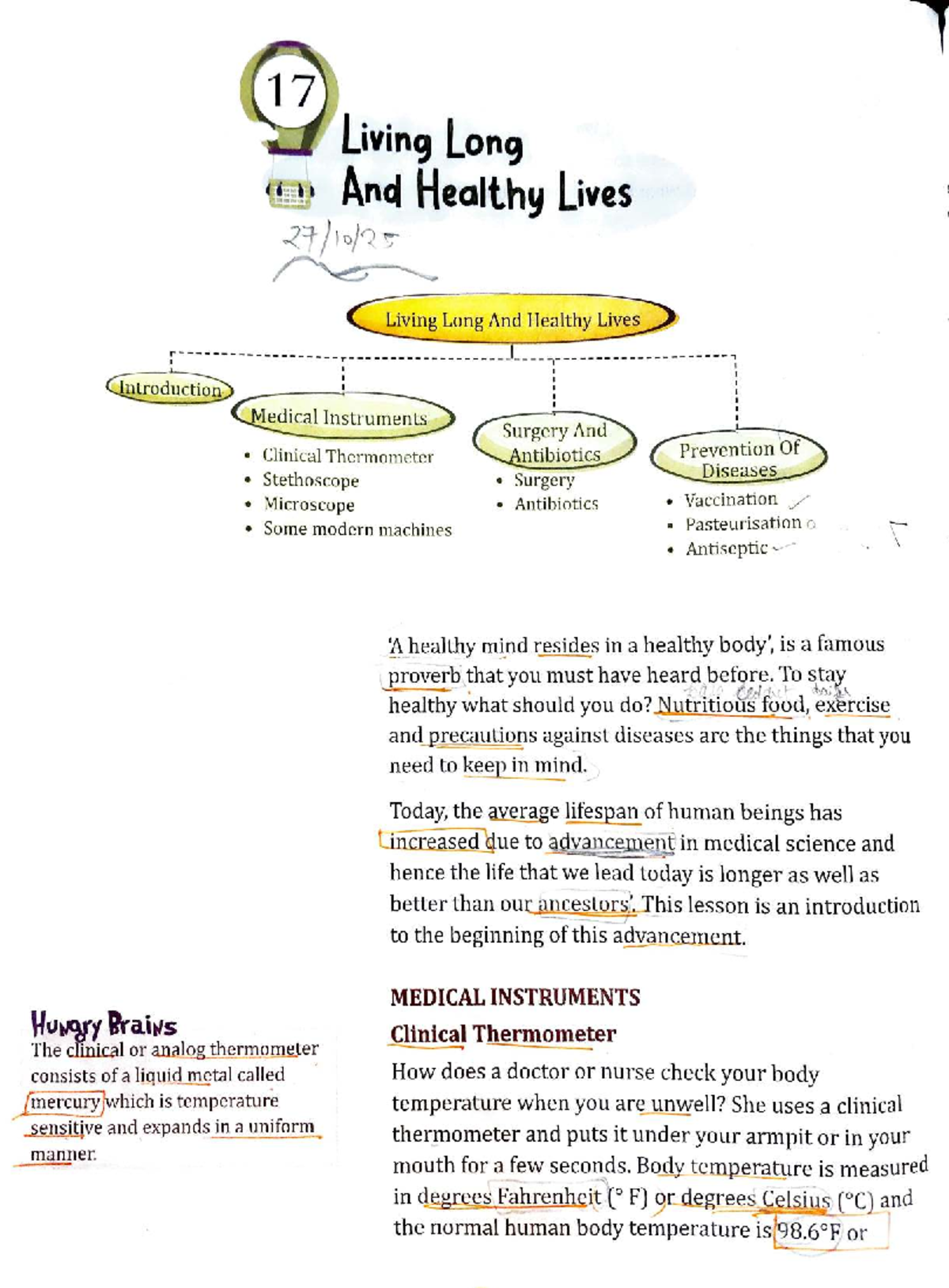Chapter 17 - Living Long and Healthy Lives: Medical Advances and ...
