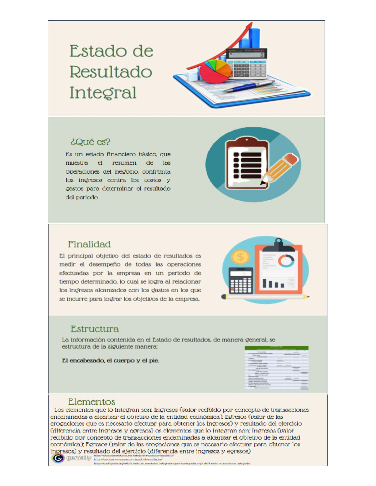 Infografia Estado de Resultado Integral - eg. contabilidad - Studocu