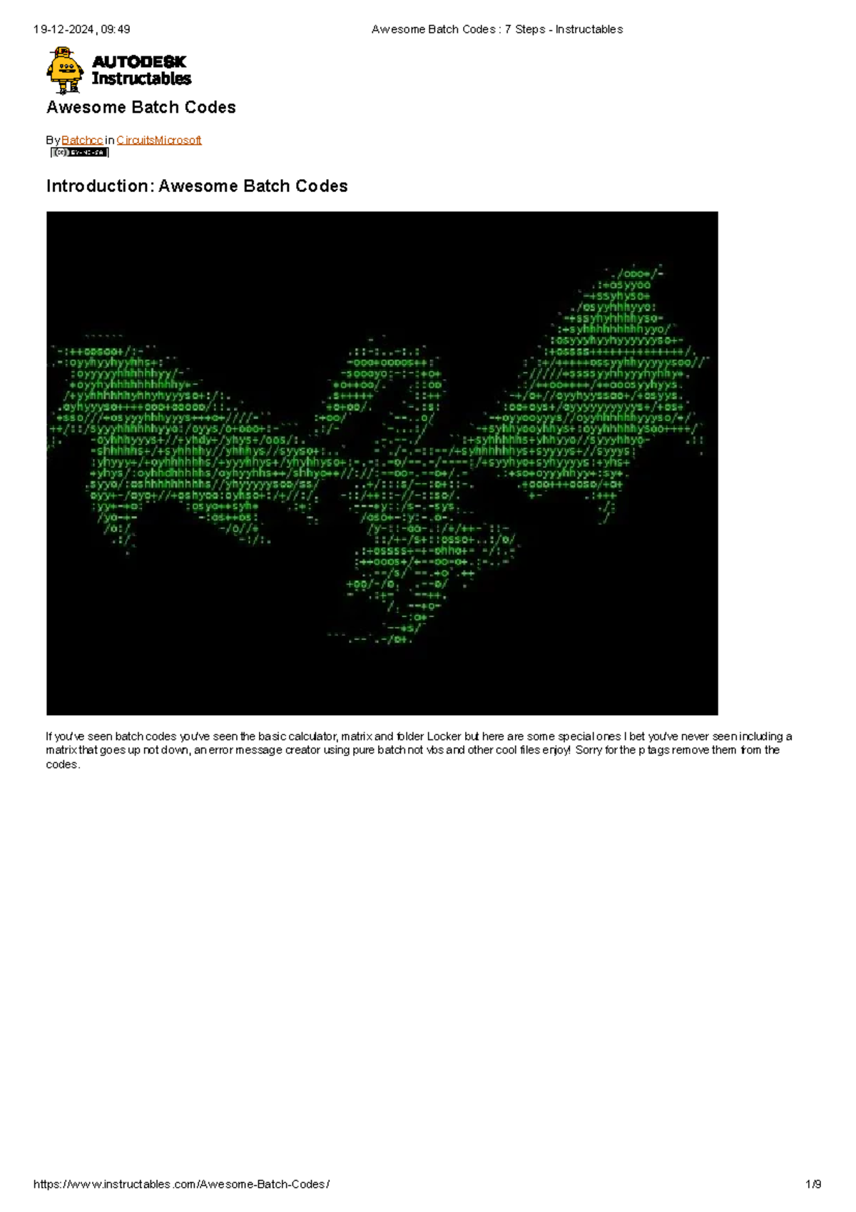Awesome Batch Codes: Cool Scripts for MS-DOS and Windows - Studeersnel