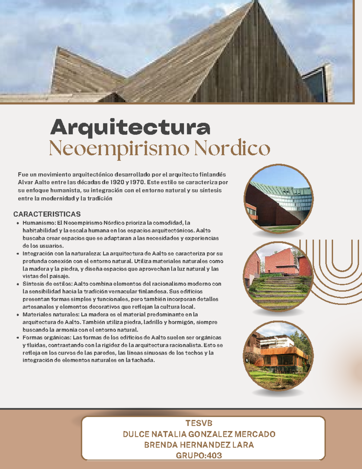 Características del Neoempirismo Nórdico en la Arquitectura (ARQ101 ...