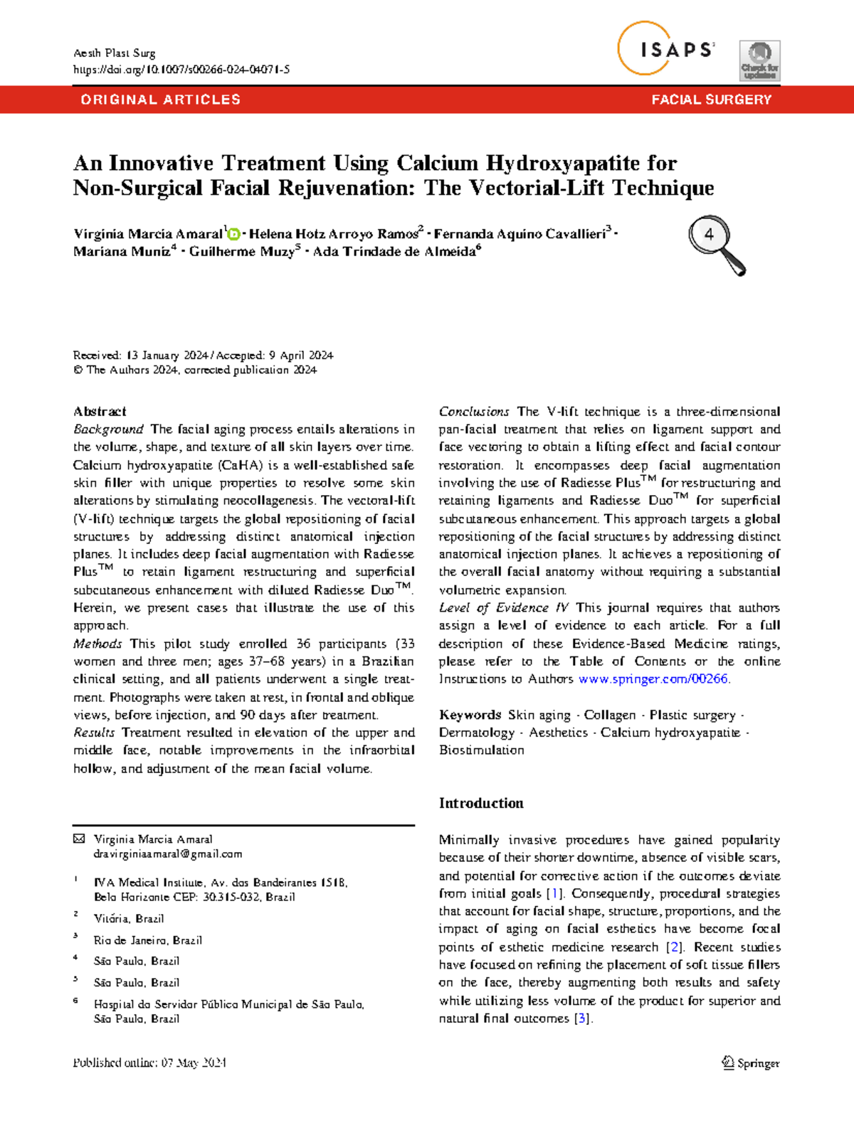 ART. Using Calcium Hydroxyapatite for Non-Surgical - O R I G I N A L A ...