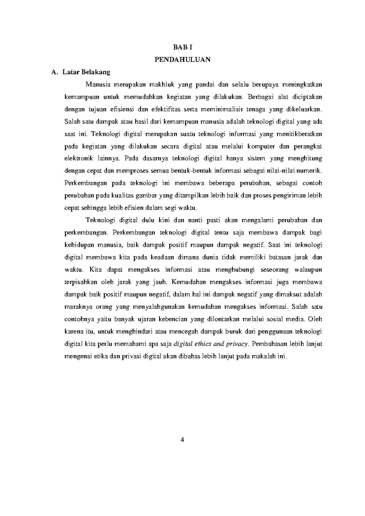Makalah Digital Ethics (ETK101): Understanding Privacy Issues - Studocu