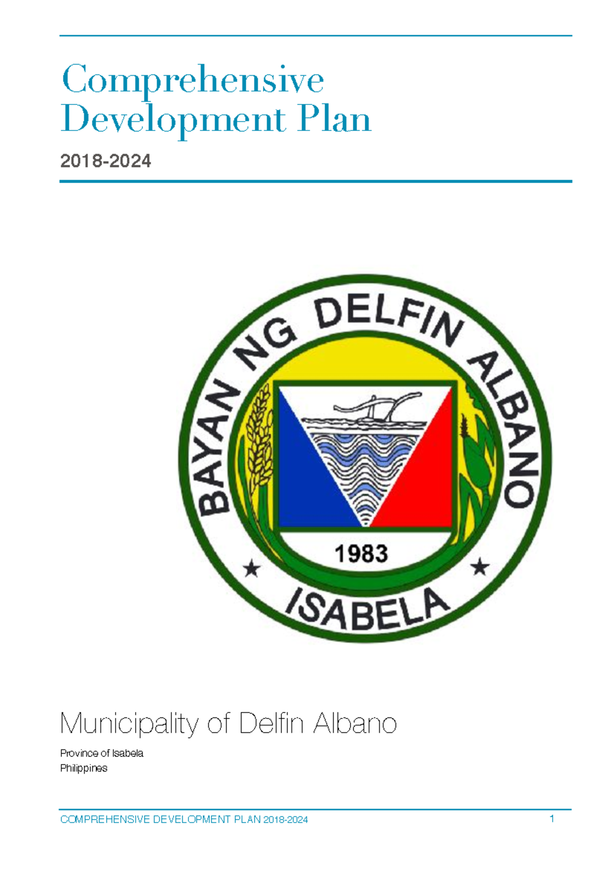 CDP Isabela 2018-2024: Comprehensive Development Plan for Delfin Albano ...