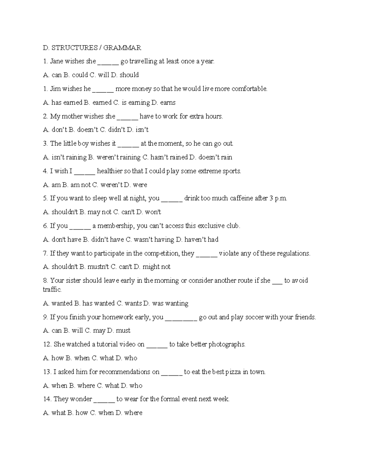 Đề Thi Cuối Kì 1 Global Success Lớp 9: Ngữ Pháp & Đọc Hiểu - Studocu