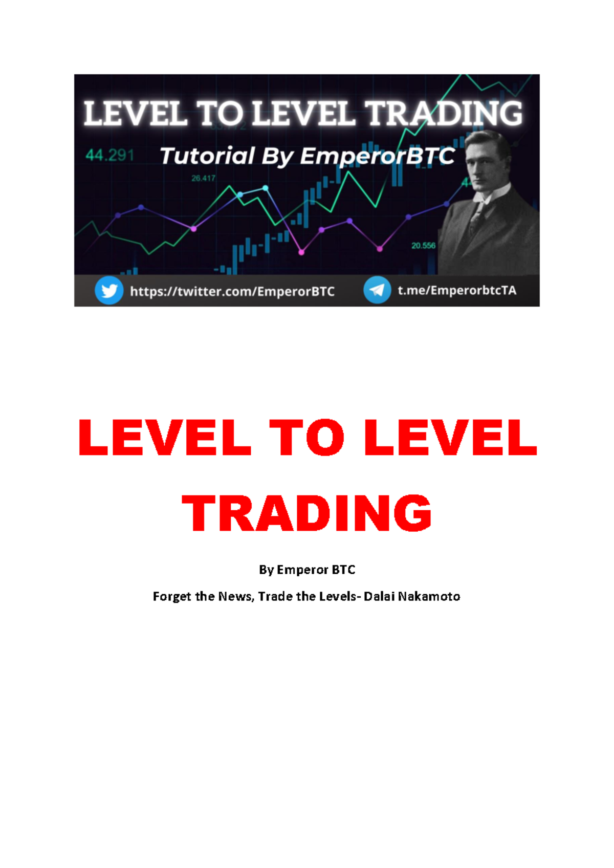 Level to Level Trading Guide: Mastering Market Dynamics - Studocu