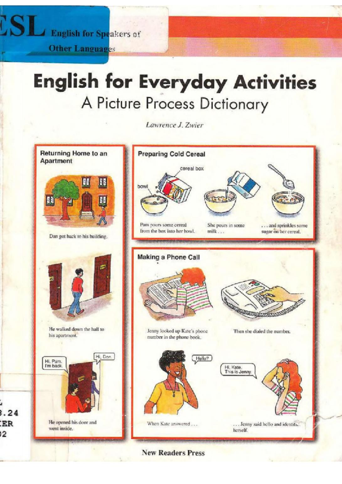 English for Everyday Activities: A Picture Process Dictionary - Document Preview