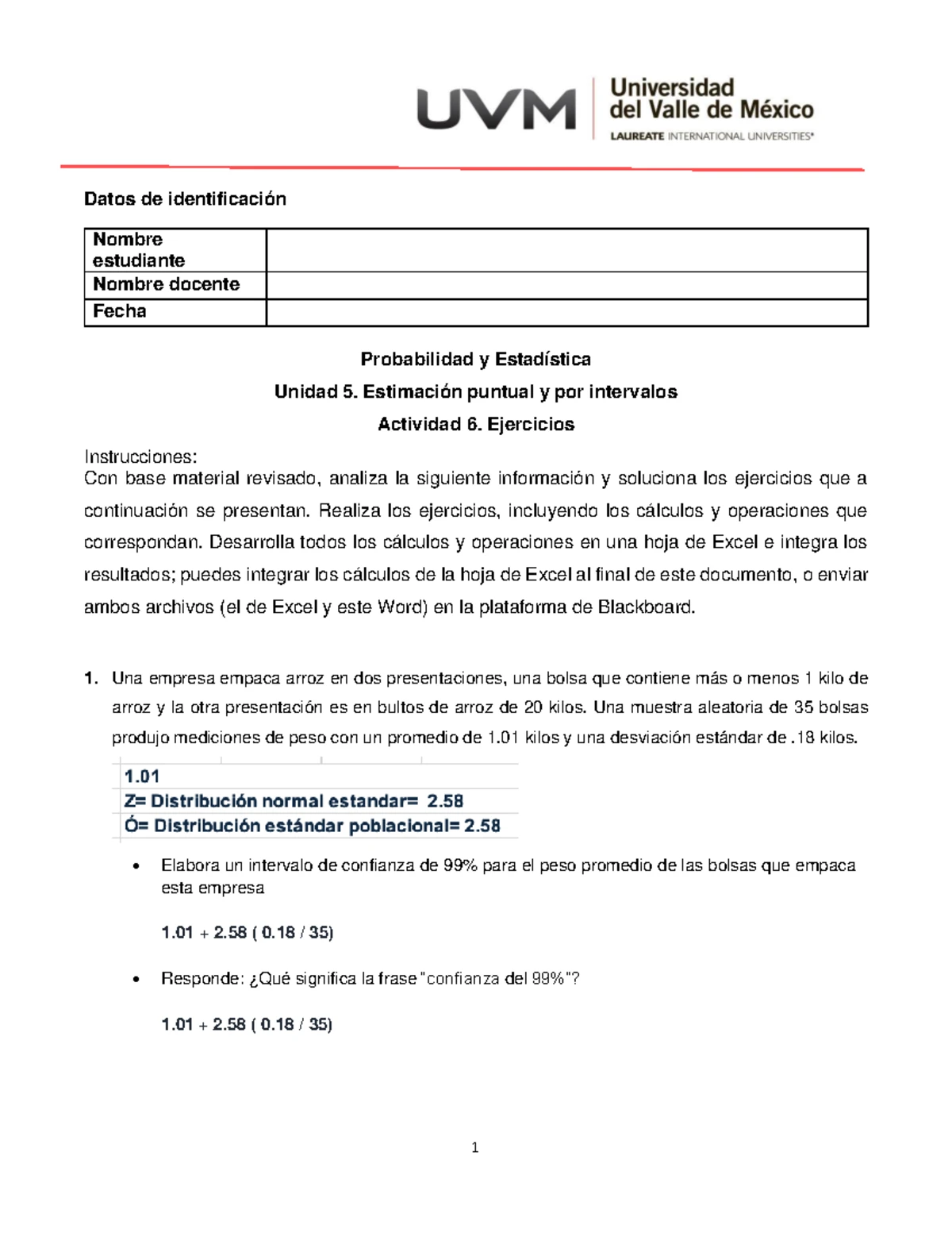 Ejercicios de Contabilidad Administrativa A5: Margen de Contribución ...