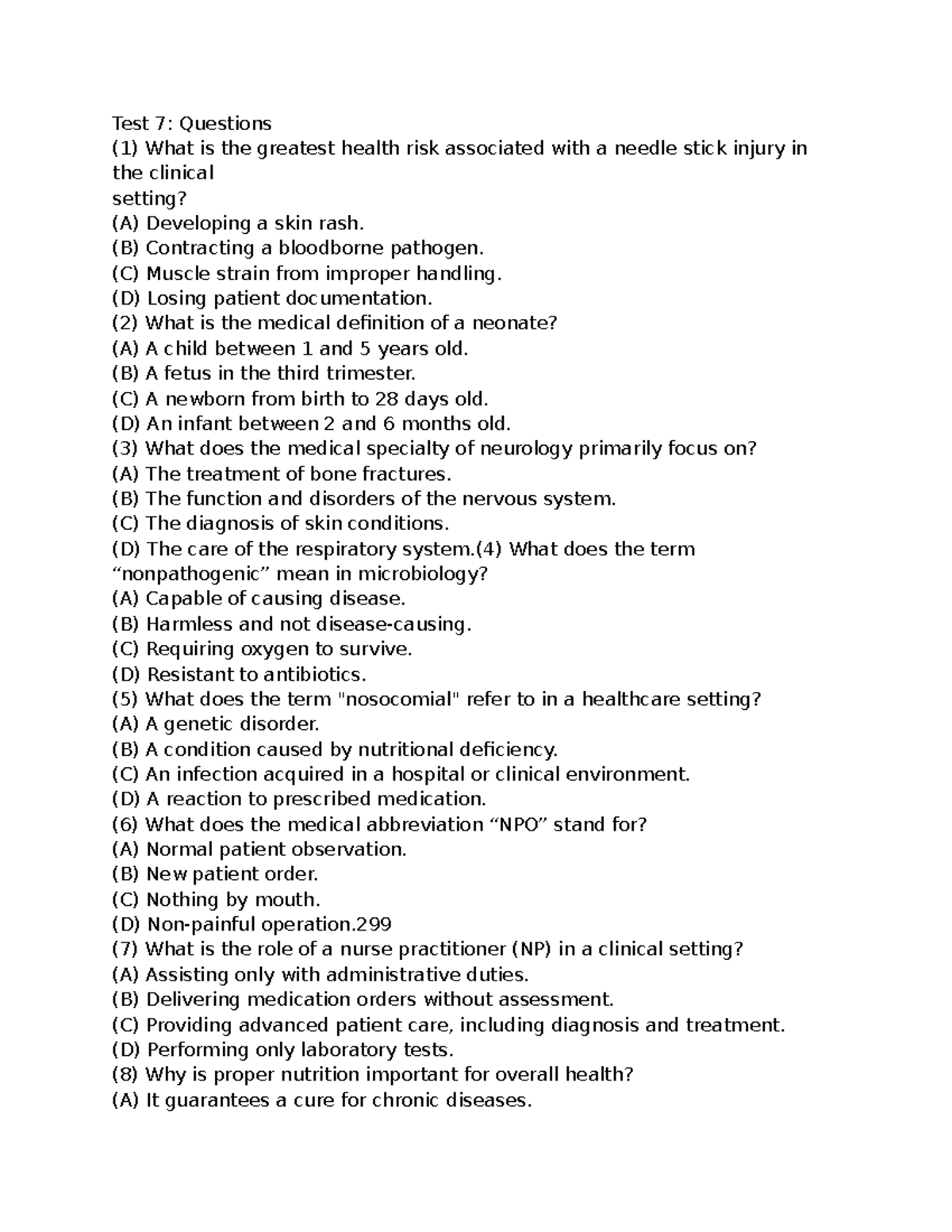Medical Terminology & Concepts Review: Key Definitions and Functions ...