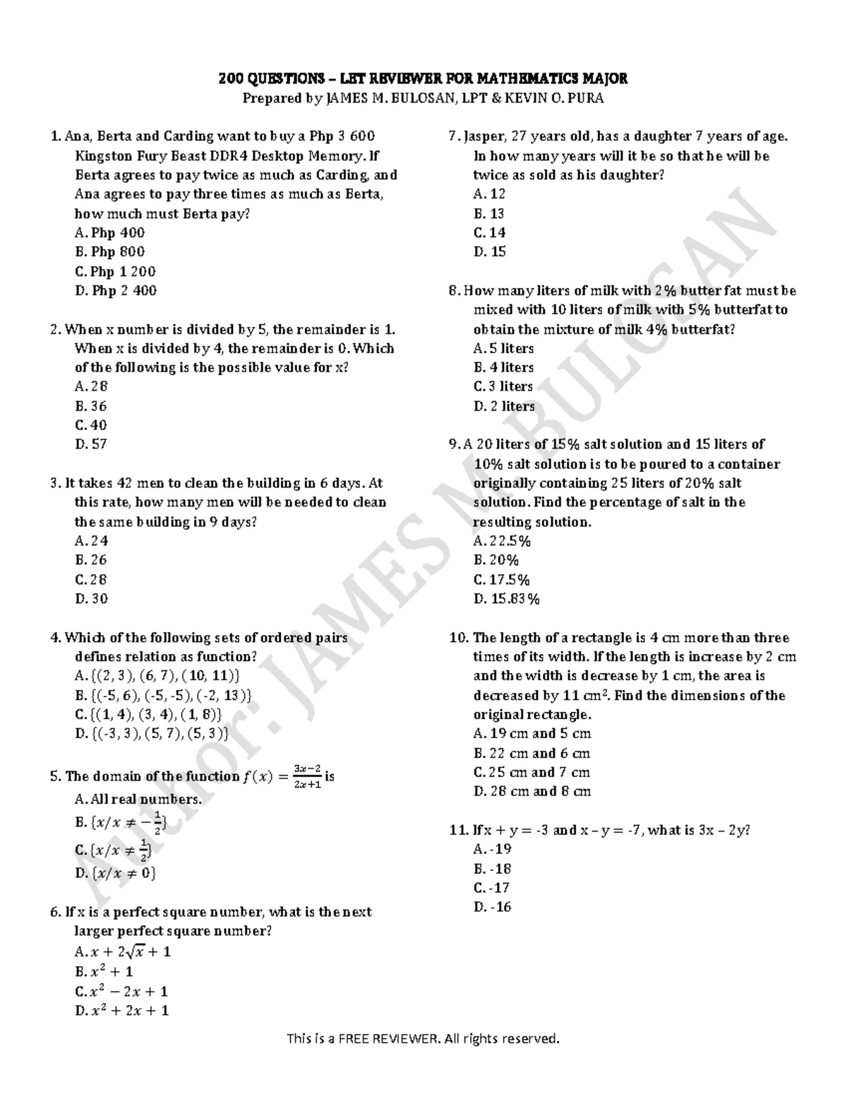 Two Sample Problems Lecture Notes - Two-Sample Problems Diana Mindrila ...