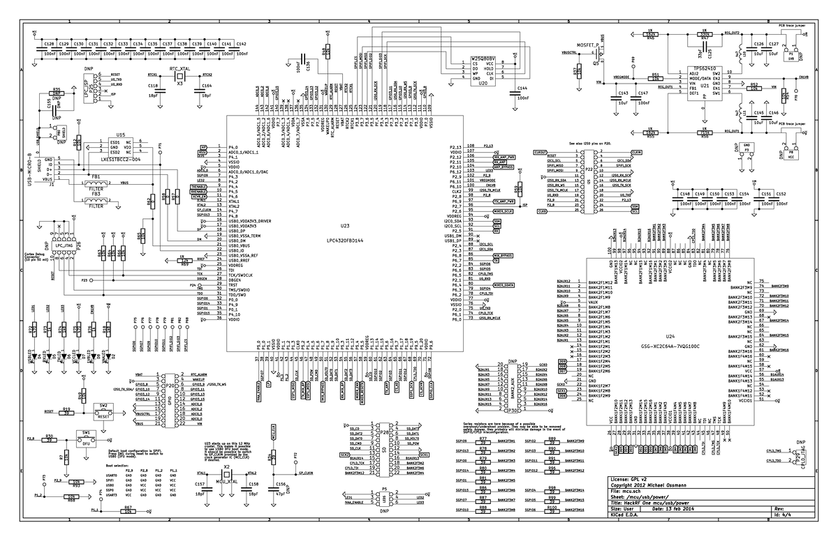 HackRF One Schematic Overview and PCB Trace Jumpers - Studocu